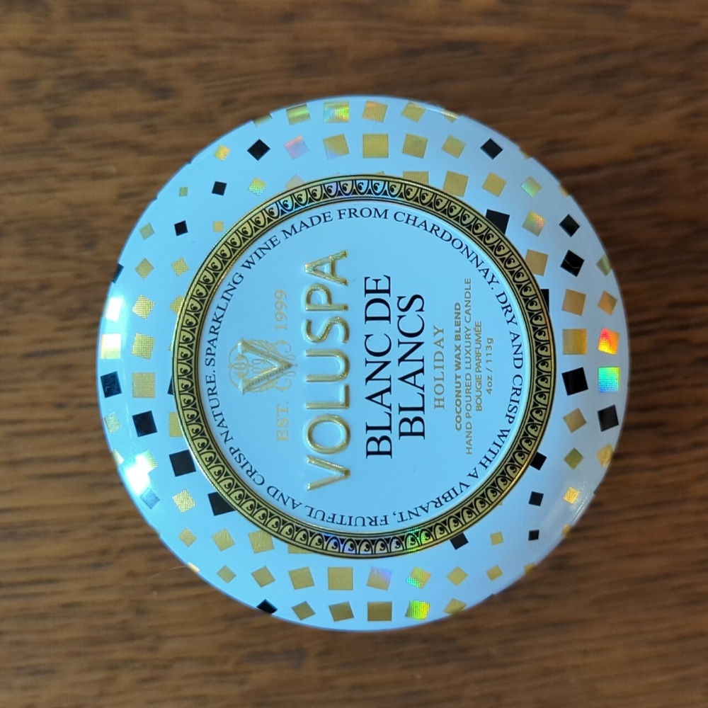 Voluspa: Blanc De Blanc's Candle
